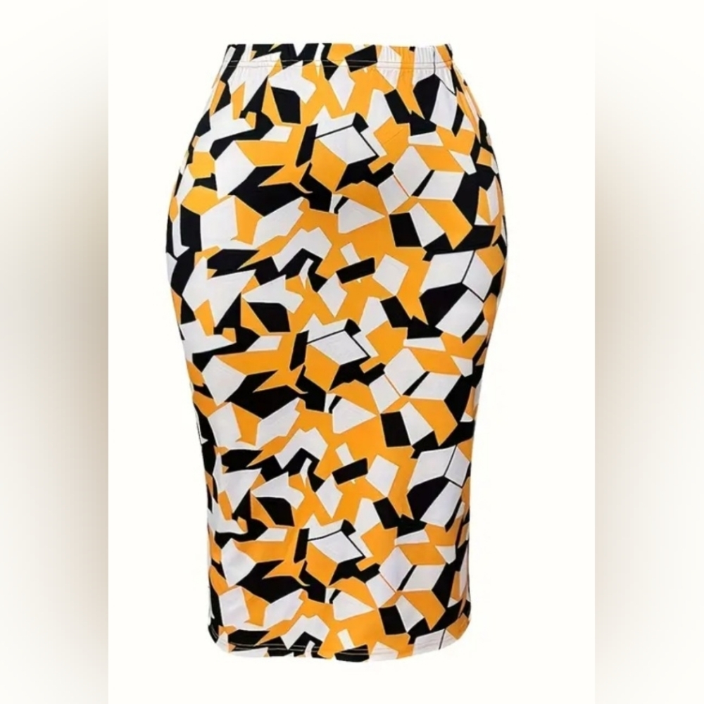 NWT Plus-size Ladies Fashion Print Two-piece Suit, Size 18W - Picture 6 of 6
